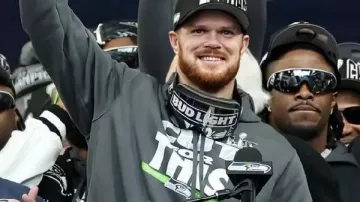 Sam Darnold Seahawks Super Bowl Parade Hoodie in How to Choose the Right Size NFL Jersey (Nike Edition)