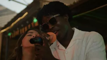 Ray Ban Unisex Sunglasses worn by Kwabena Bannerman (Toheeb Jimoh) as seen in Industry (S04E05)
