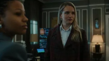 Sezane Witt Jacket worn by Sweetpea Golightly (Miriam Petche) as seen in Industry (S04E06)