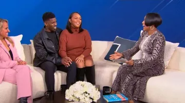 Gabriela Hearst Aalia Dress worn by Tamron Hall as seen in Tamron Hall Show on  February 17, 2026