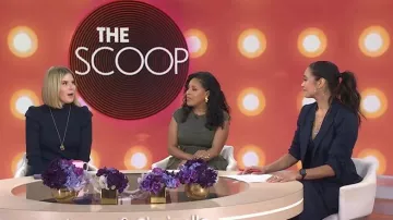 Fille préférée : Le gilet à fines rayures préféré porté par Rachel Smith, vu dans l'émission Today with Jenna &amp; Sheinelle le 17 février 2026.