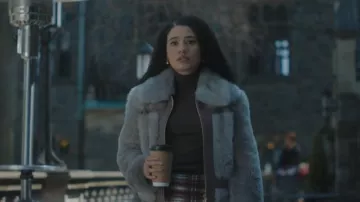 Zimmermann Fleeting Paneled Leather and Shearling Jacket worn by Diana (Alicia Crowder) as seen in Tell Me Lies (S03E08)