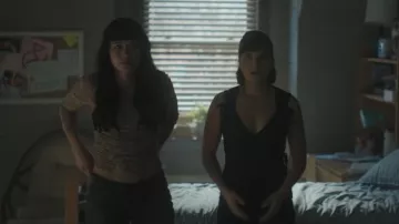 Parasuco Vintage Flare JeansLace up worn by Pippa (Sonia Mena) as seen in Tell Me Lies (S03E08)