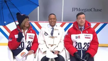 Polo Ralph Lauren Team USA Opening Ceremony Toggle Coat worn by Craig Melvin as seen in Today on February 18, 2026