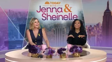 Chaleco Cara Cara Wes usado por Jenna Bush Hager como se vio en Today with Jenna &amp; Sheinelle el 18 de febrero de 2026
