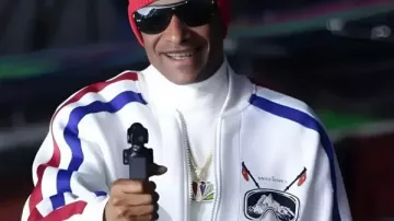 Milano Cortina Snoop Dogg Veste blanche des Jeux olympiques d'hiver de 2026