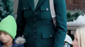 Green Coat worn by (Abby Newman) in The Young and the Restless