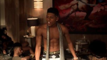 El boxeador Versace de Hakeem Lyon (Bryshere Y. Gray) en Empire S03E12