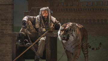Le manteau du roi Ezekiel (Khary Payton) dans The Walking Dead