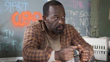 Camisa a cuadros de Morgan Jones (Lennie James) en The Walking Dead S03E12