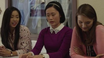 The dress Ted Baker Courtney Crimson ( Michele Selene Ang) in 13 Reasons Why