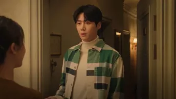 Cos Checked Overshirt worn by Joo Ho-jin (Kim Seon-ho) as seen in Can This Love Be Translated? (S01E04)