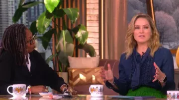 Camisa abotonada Connor de TWP usada por Sara Haines, como se vio en The View el 18 de febrero de 2026