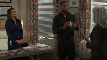 Showpo Ophelia Midi Dress worn by Dr. Nicole Dupree Richardson (Daphnée Duplaix) as seen in Beyond the Gates on February 12, 2026