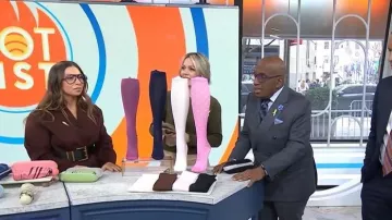 Cinturón Zara con doble hebilla y trabilla usado por Melissa García como se vio en Hoy el 19 de febrero de 2026