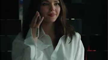 56 Days S01 Dove Cameron White Top worn by Ciara Wyse (Dove Cameron) as seen in 56 Days