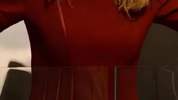 Chaqueta roja que usa Holly Hunter en Star Trek: Academia de la Flota Estelar | Secuencia de título inicial | Paramount+