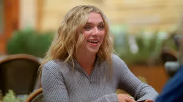 Mango Ribbed Sweater worn by Audrey Lingle as seen in Vanderpump Rules (S12E11)