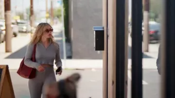 Mango Flared Ribbed Knitted Pants worn by Audrey Lingle as seen in Vanderpump Rules (S12E11)