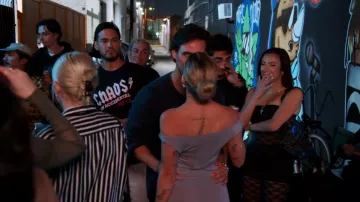 Ensemble pantalon en dentelle Fashion Nova Attention On Me porté par Natalie Maguire dans l'épisode Vanderpump Rules (S12E11)