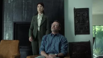 Chemise Filson en chambray CPO pour homme portée par Roger Thorn (Michael Rhoades) dans l'épisode Cross (S02E04).