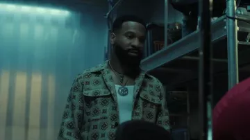 Veste-chemise Les Deux Nash Jacquard portée par Bobby Trey (Johnny Gill) dans l'épisode Cross (S02E04)