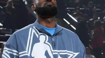 Veste zippée intégrale LeBron James 75e match des étoiles NBA 2026