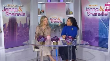 Jupe Rylee de Cinq à Sept portée par Sheinelle Jones, vue dans l'émission Today with Jenna &amp; Sheinelle le 20 février 2026.