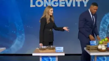 Favorite Daughter The Spencer Jacket worn by Brittany Bell as seen in Good Morning America on February 19, 2026