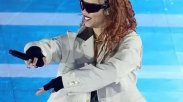 Veste de la cérémonie de clôture des Jeux olympiques d'hiver de 2026 d'America Foster