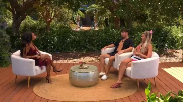 Diotima Talisman Crocheted Cotton Midi Dress worn by Maya Jama as seen in Love Island: All Stars (S03E34)