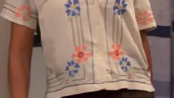 Embroidery Shirt worn by (Skye Townsend) in The Neighborhood (S08)