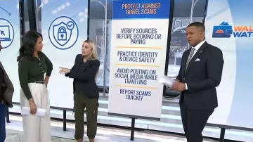 Pantalon cargo taille haute City Wise d'Alo Yoga porté par Evy Poumpouras, comme on peut le voir dans Today le 23 février 2026.