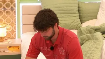 Supreme True Religion Applique Polo worn by Zac Woodworth as seen in Love Island: All Stars (S03E35)