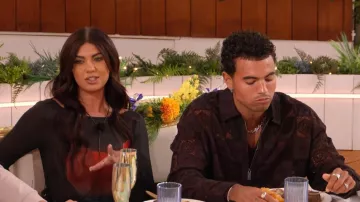 White Fox Boutique No Halo Long Sleeve Maxi Dress worn by Belle Hassan as seen in Love Island: All Stars (S03E35)