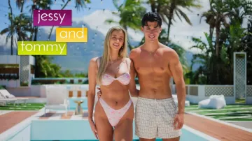 Short de bain Asos Design porté par Tommy Bradley dans l'émission Love Island : All Stars (S03E35)