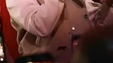 Varsity Jacket worn by John Legend in Kelly Clarkson, John Legend, and Druski just pulled up to a karaoke night?! ???????? #nyc #shorts