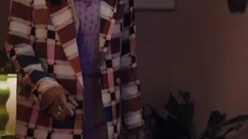 Multicolor Coat worn by Amy (Dani Moseley) in Dreaming Whilst Black