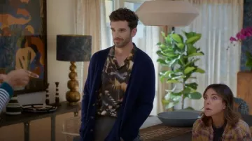 Paul Smith Printed Shirt worn by Brian (Michael Urie) as seen in Shrinking(S03E05)