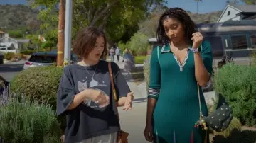 Clare V. Le Beaded Tassel Multi worn by Gaby (Jessica Williams) as seen in Shrinking(S03E05)