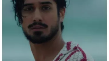 56 Days Oliver Kennedy Crochet Striped Shirt as seen in 56 Days