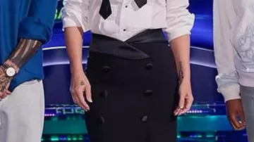 Jupe longue de Kelly Clarkson dans The Voice S29