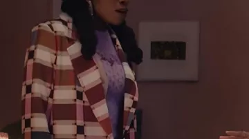 Dani Moseley Dreaming Whilst Black S02 Multicolor Coat worn by Amy (Dani Moseley) in Dreaming Whilst Black