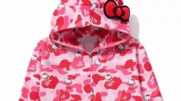 Sweat à capuche BAPE x Sanrio Hello Kitty &amp; Kuromi