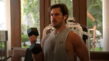 Camiseta Under Armour UA Left Chest Cut-Off usada por Craig Conover en Southern Charm (temporada 11, episodio 13)