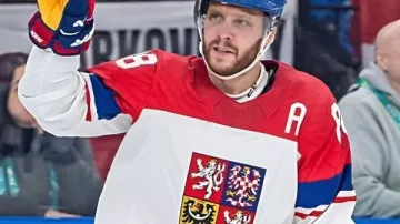 Maillot de hockey sur glace de l'équipe de République tchèque pour les Jeux olympiques d'hiver de 2026