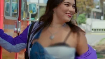 Salopette en jean Isabella Gomez S03 (vue dans la collection Shrinking)