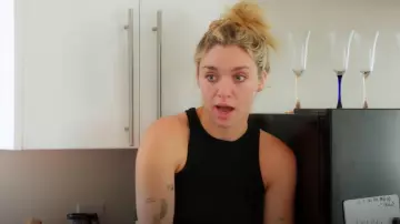 Wild Fable Sleeveless Ribbed Fitted Casual Crop Tank Top worn by Audrey Lingle as seen in Vanderpump Rules(S12E12)