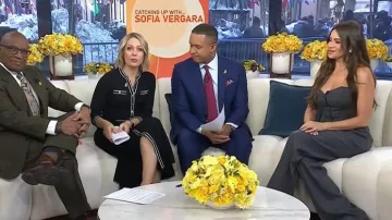 Corset Aniye de Daliah porté par Sofía Vergara dans l'émission Today le 25 février 2026