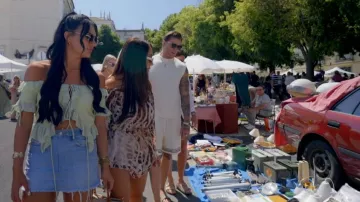 Top à volants en maille Danielle Guizion porté par Abbie Holborn dans Geordie Shore (S26E07)